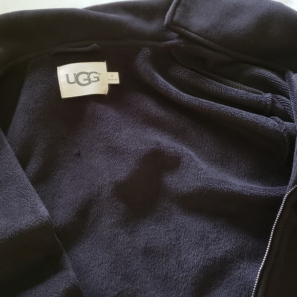 Womens black UGG jacket/coat size medium - Picture 2 of 2
